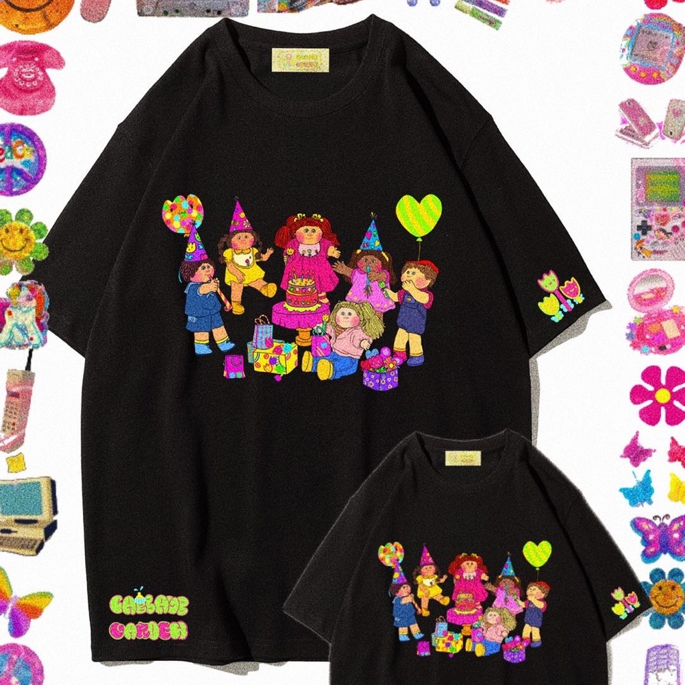 💖Cabbage Patch Kids Tee Original hand-painted cabbage patch dolls  cute T-Shirt